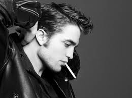 Rob Pattinson smoking...